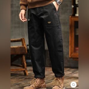 Men's Black Casual Pants